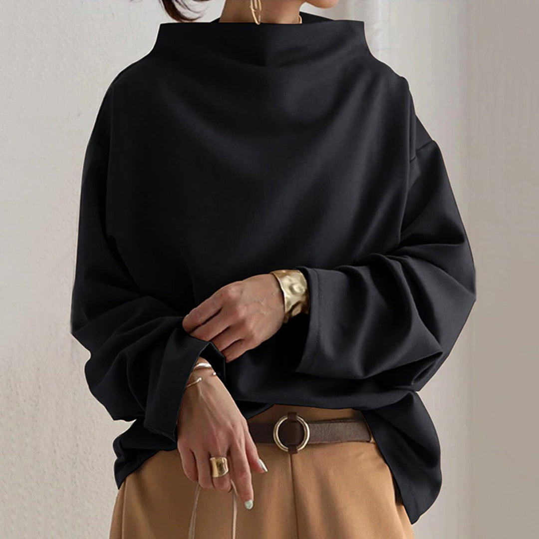 Victoria | Sleek High Neck Blouse