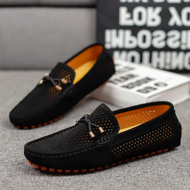 Carl™ – Breathable Vegan Leather Slip-Ons with Modern Comfort and Refined Ease