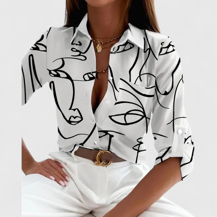 Victoria | Chic Long Sleeve Top