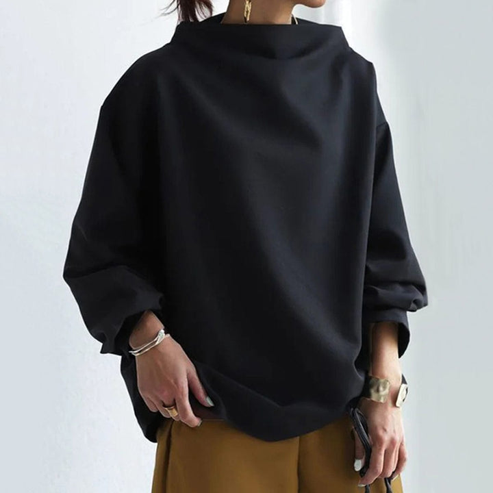 Victoria | Sleek High Neck Blouse