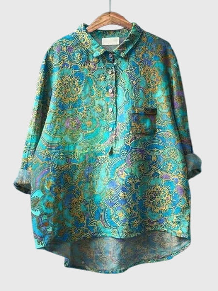 Victoria | Blossom Pattern Blouse
