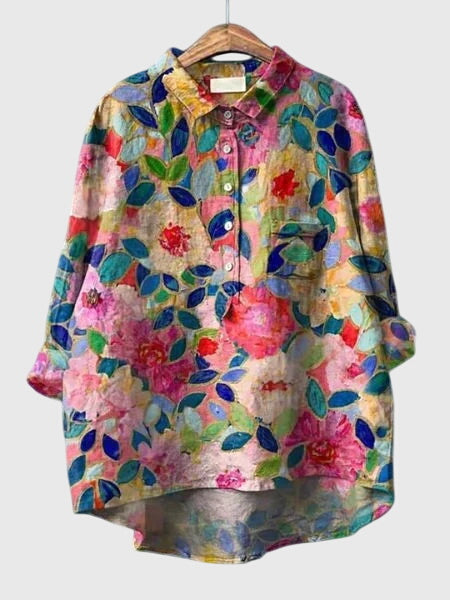 Victoria | Blossom Pattern Blouse