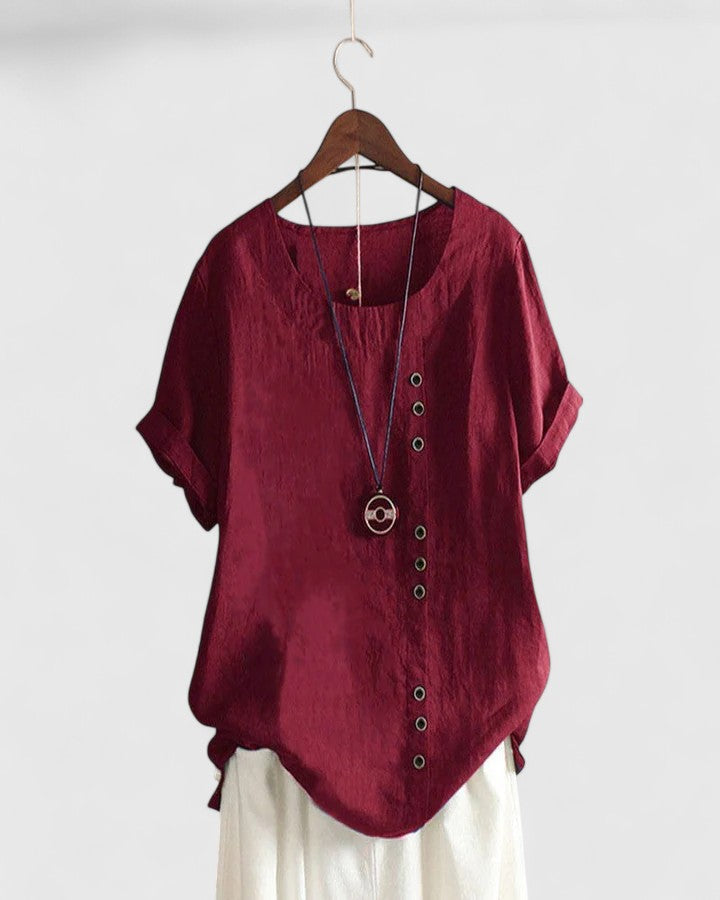 Victoria | Cozy Short Sleeve Top