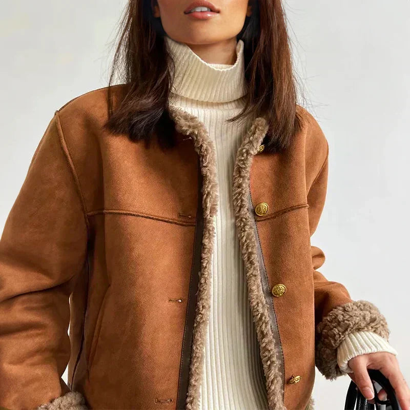 Liana™ – Refined Jacket for Timeless Winter Elegance
