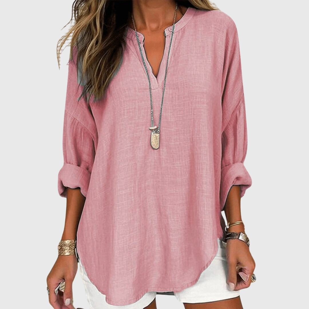 Victoria | Elegant Flowing Beach Shirt