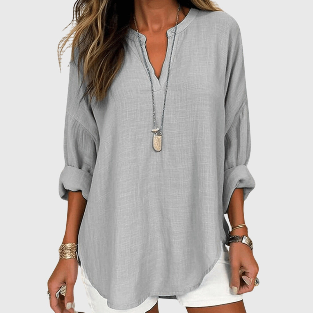 Victoria | Elegant Flowing Beach Shirt