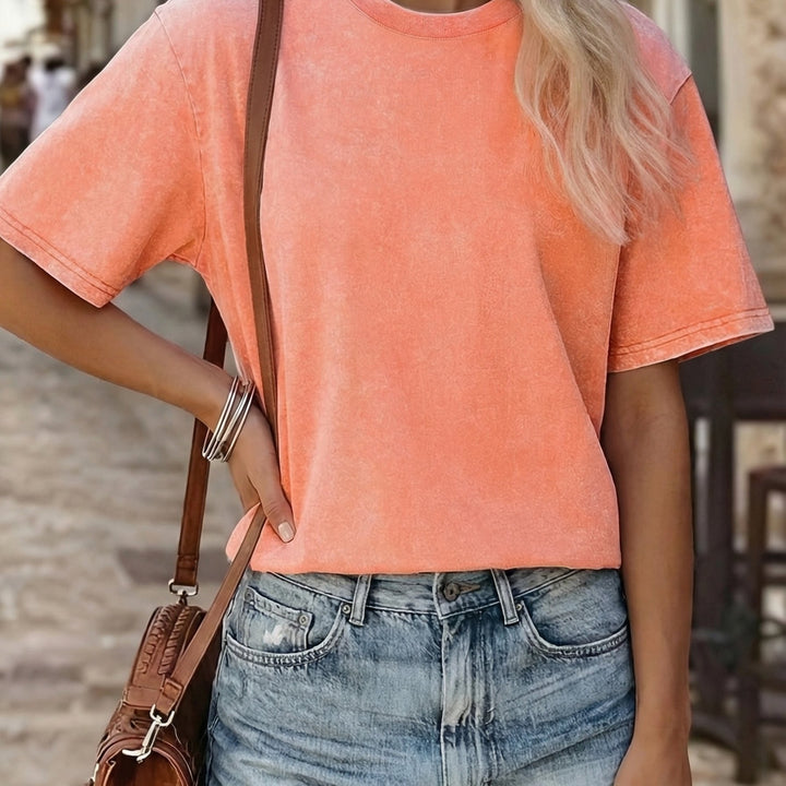 Emma™ Loose Fit Cotton T-Shirt – Soft & Breathable