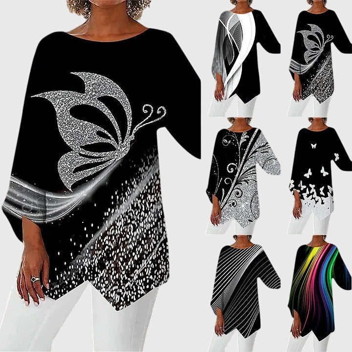 Victoria | Chic Crew Neck Blouse