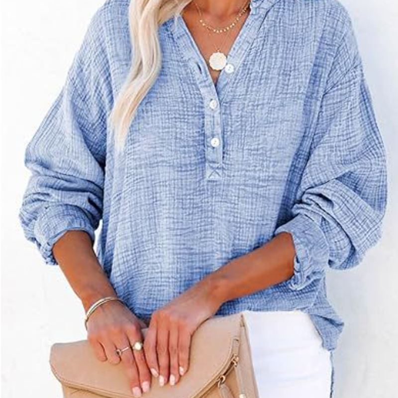 Wency | Chic Casual Button Blouse