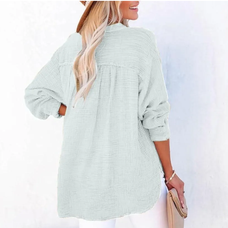 Wency | Chic Casual Button Blouse
