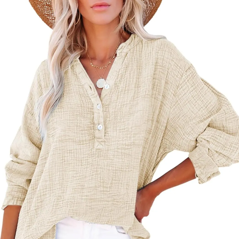 Wency | Chic Casual Button Blouse