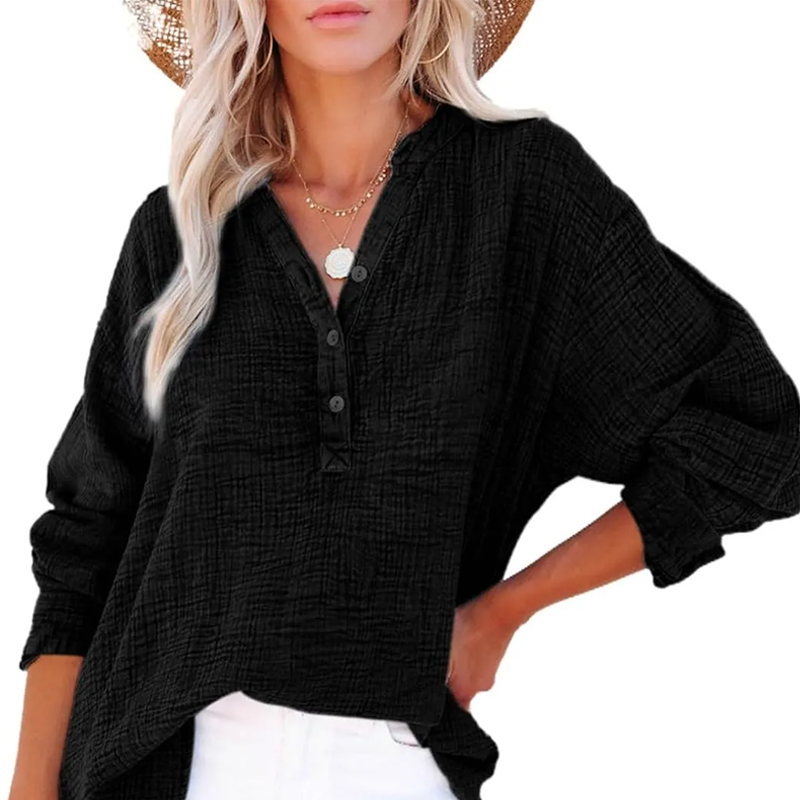 Wency | Chic Casual Button Blouse