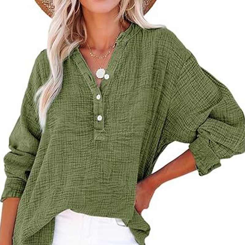Wency | Chic Casual Button Blouse