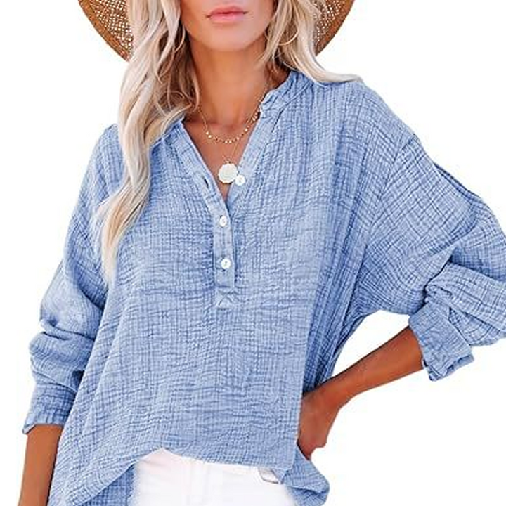 Wency | Chic Casual Button Blouse