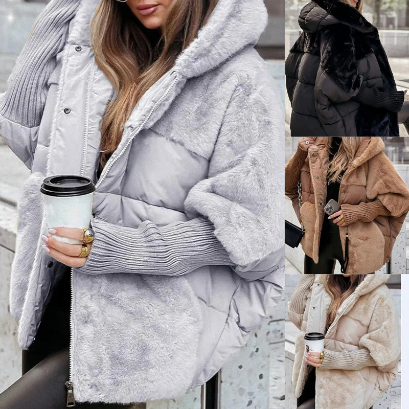 Wrenley™ – Oversized Hooded Puffer Coat for Ultimate Winter Comfort