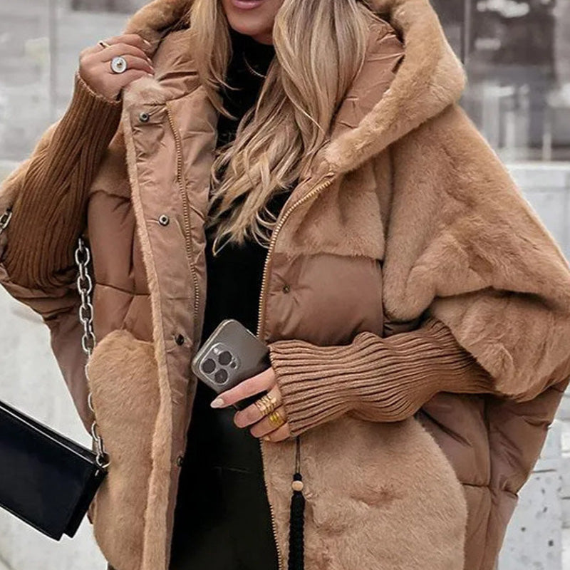 Wrenley™ – Oversized Hooded Puffer Coat for Ultimate Winter Comfort
